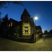 Häuser in der Nacht, Merseburg